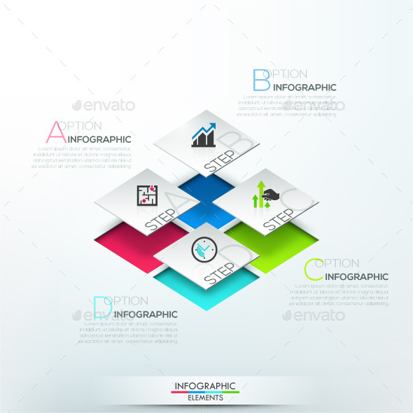 Modern Infographic Options Template - Infographics