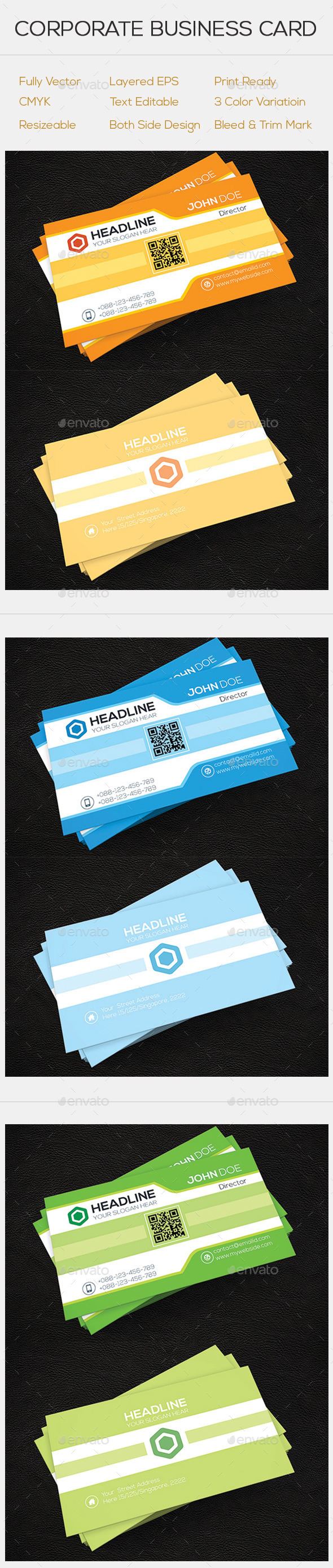 Corporate Business Card SDP-04 Corporate Business Card SDP-04