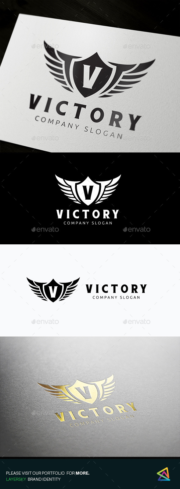 Victory - Crests Logo Templates