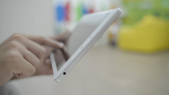 Typing on Tablet Typing on Tablet
