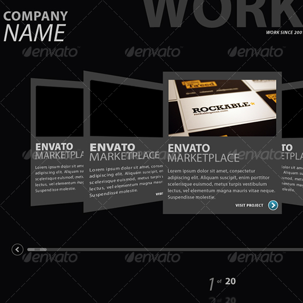 Web Portfolio Display V2 - Web Elements