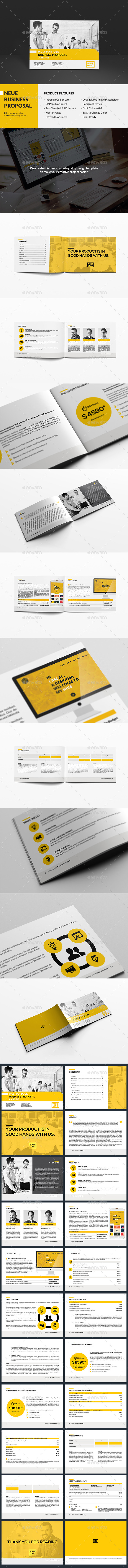 Neue - Business Proposal - Proposals & Invoices Stationery