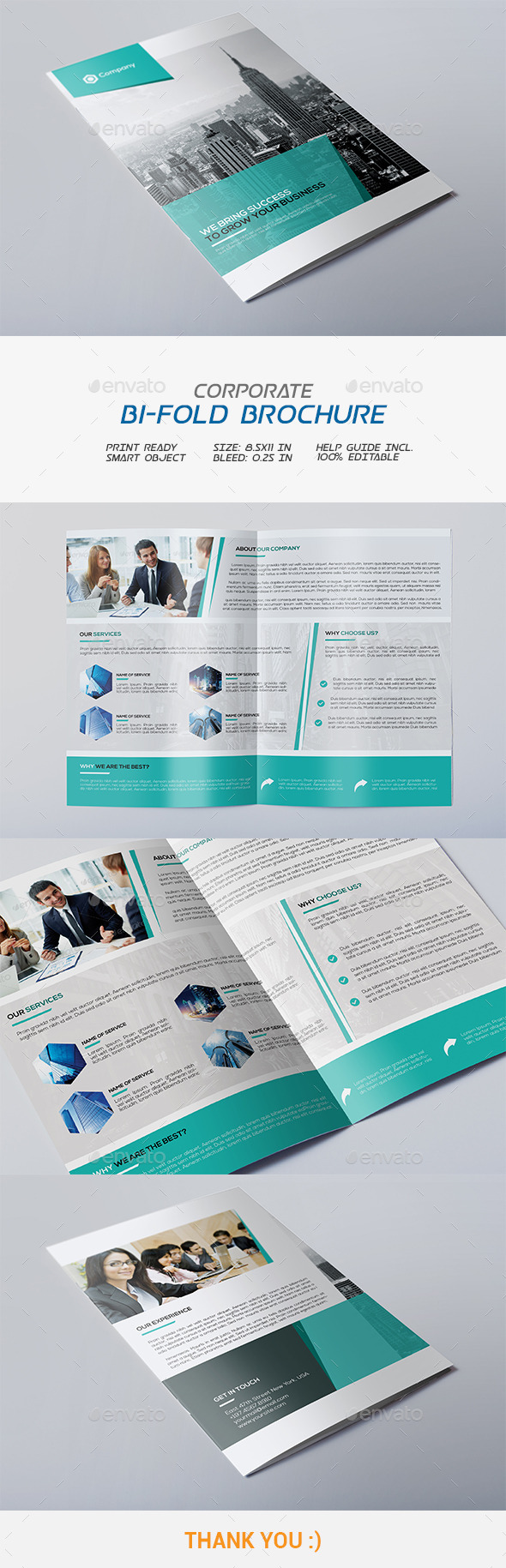 Corporate Bi-fold Brochure Corporate Bi-fold Brochure