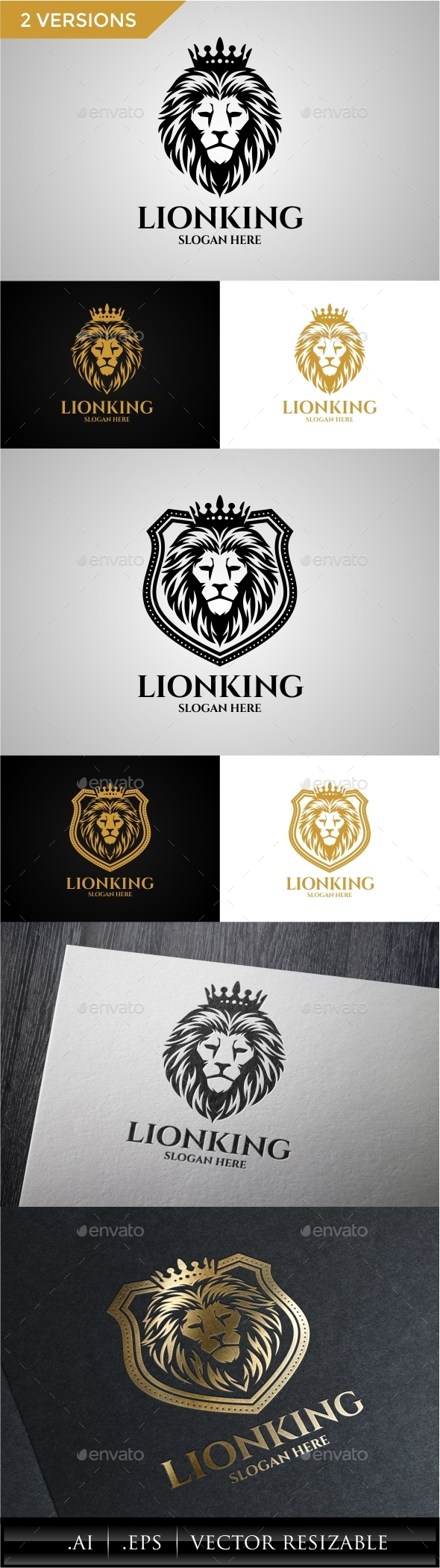Lion King Logo - Animals Logo Templates
