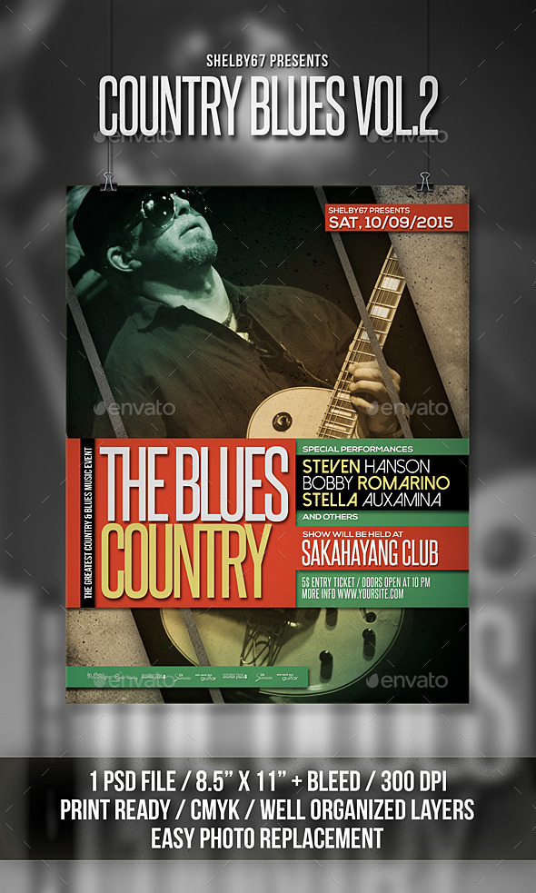 Country Blues Flyer Poster Vol 2 Country Blues Flyer Poster Vol 2