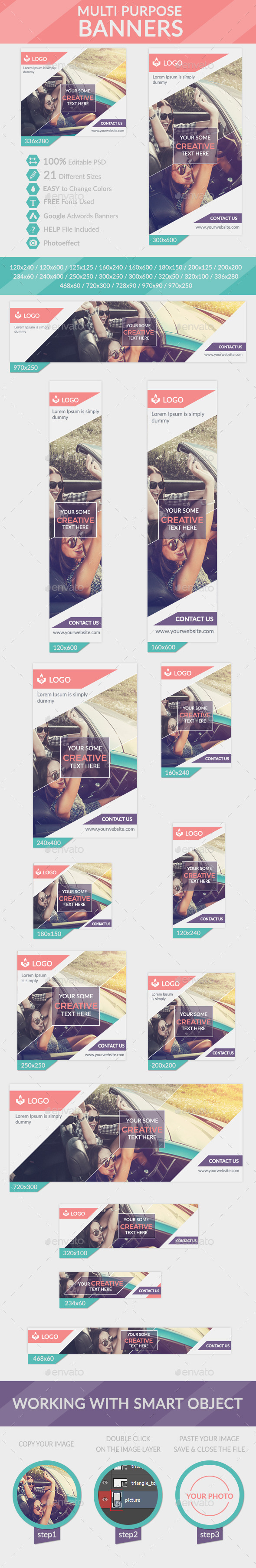 Multi Purpose Banners Multi Purpose Banners