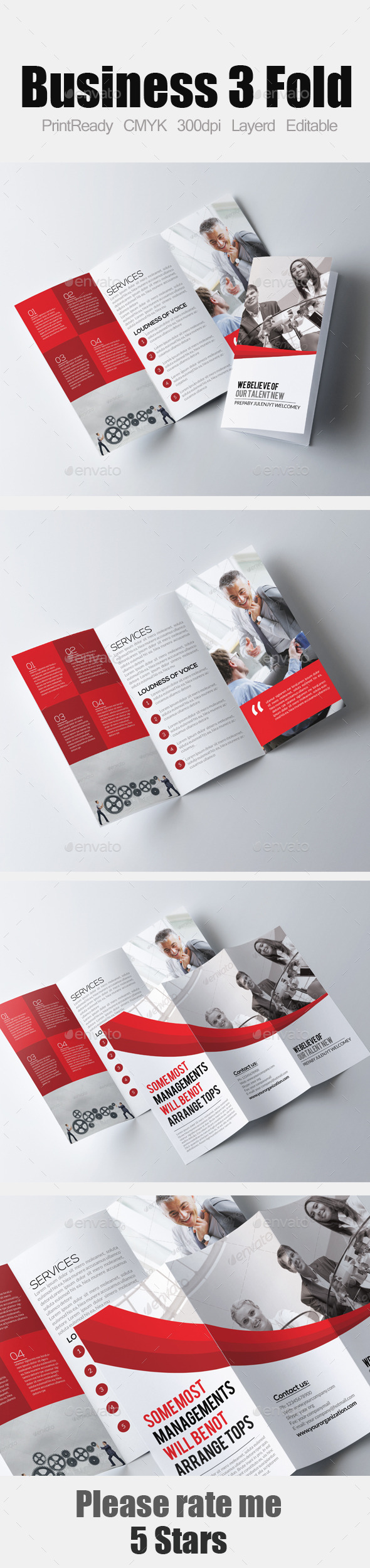 Corporate Tri Fold Business Brochure
