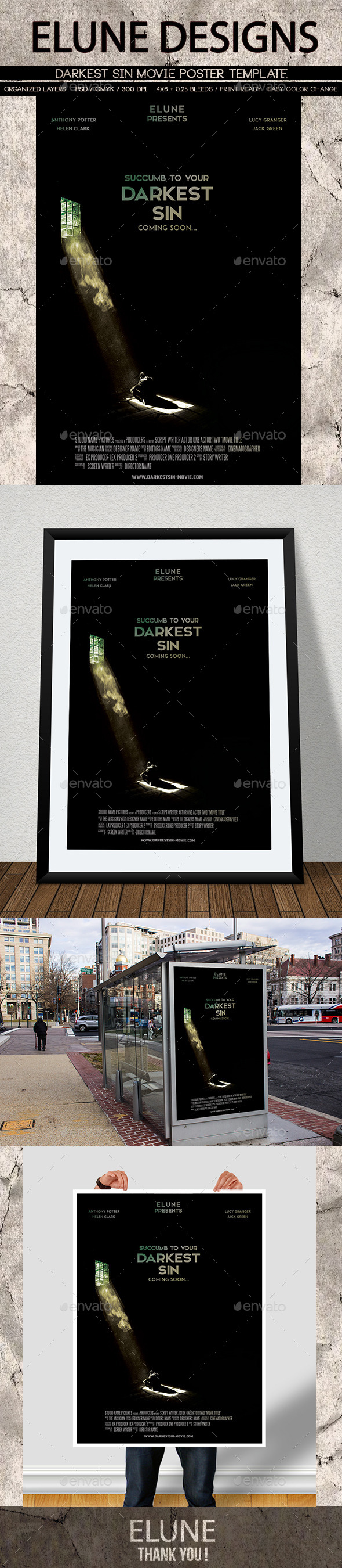 Darkest Sin Movie Poster - Miscellaneous Events