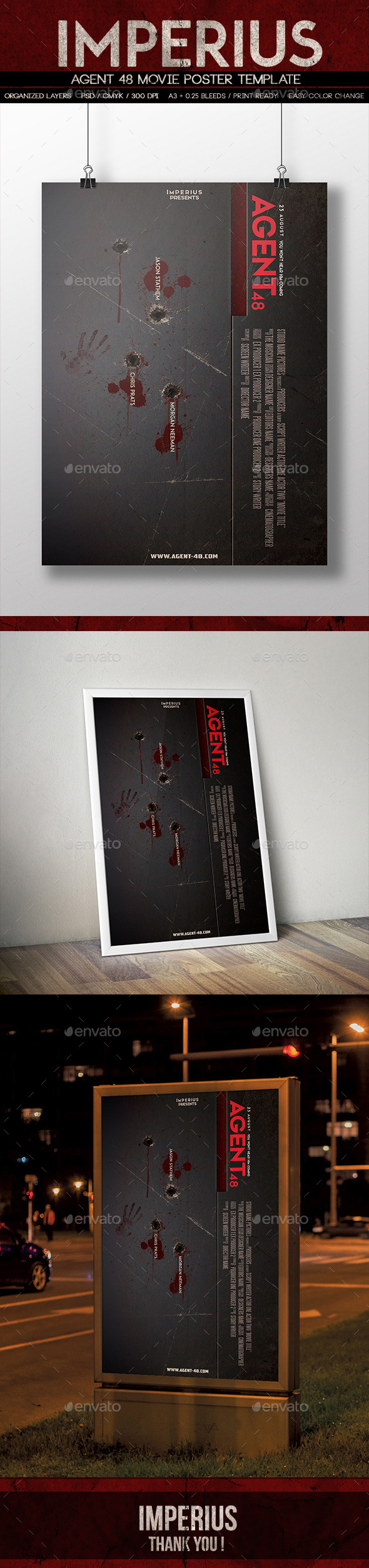 Agent 48 Movie Poster - Miscellaneous Events