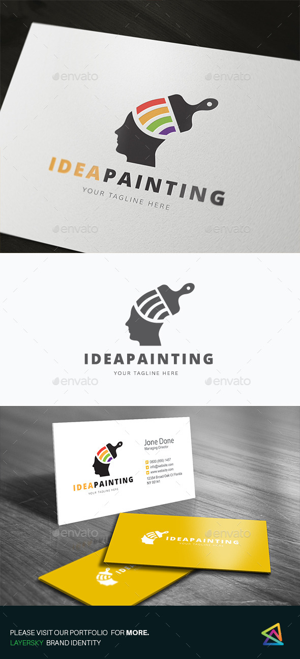 Idea Painting - Humans Logo Templates