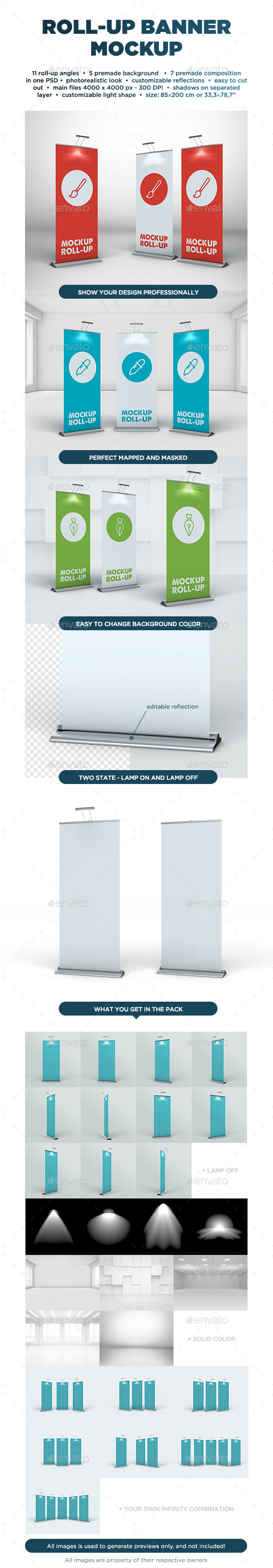 Roll Up Banner Mockup - Signage Print