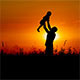 Fatherhood at Sunset - VideoHive Item for Sale