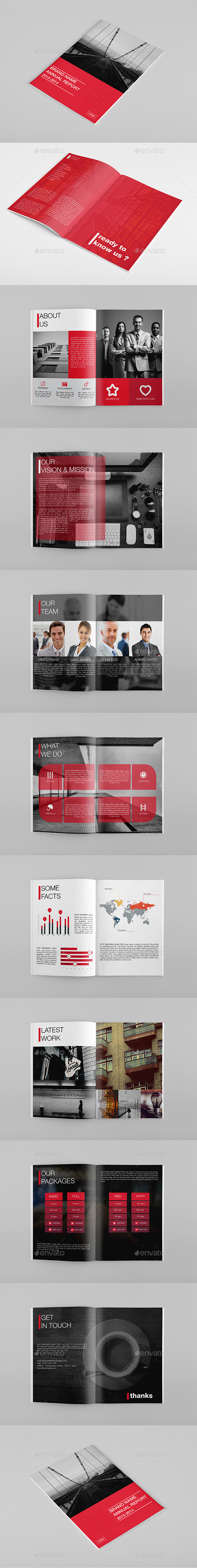 Catalog /Brochure /Annual Report Template - Brochures Print Templates