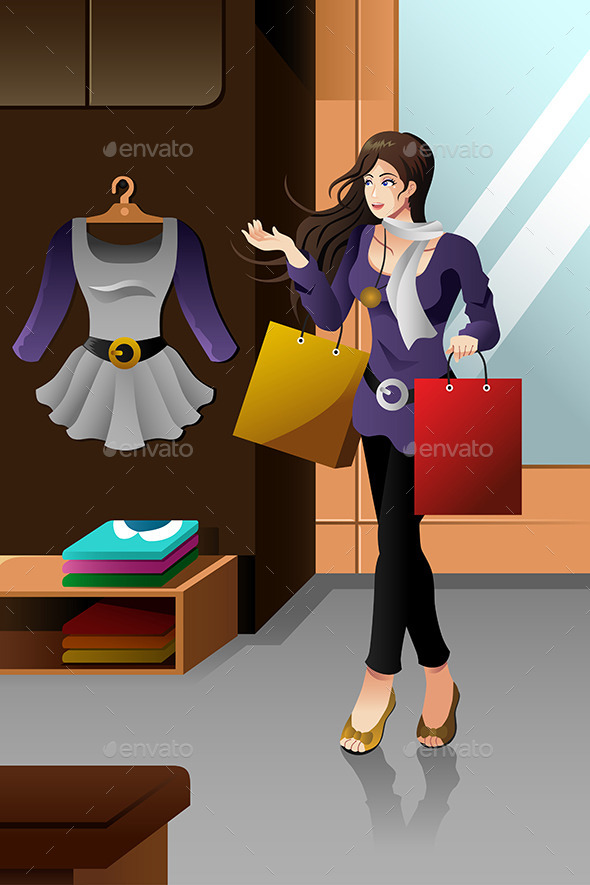 Woman Shopping - Commercial / Shopping Conceptual
