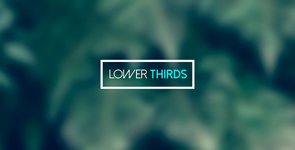3D Rotation Lower Thirds