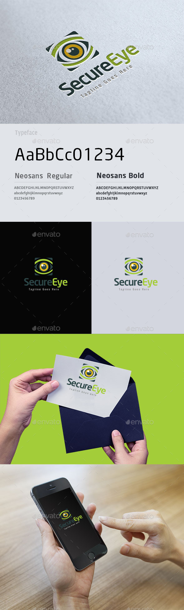 Secure Eye App Logo - Symbols Logo Templates