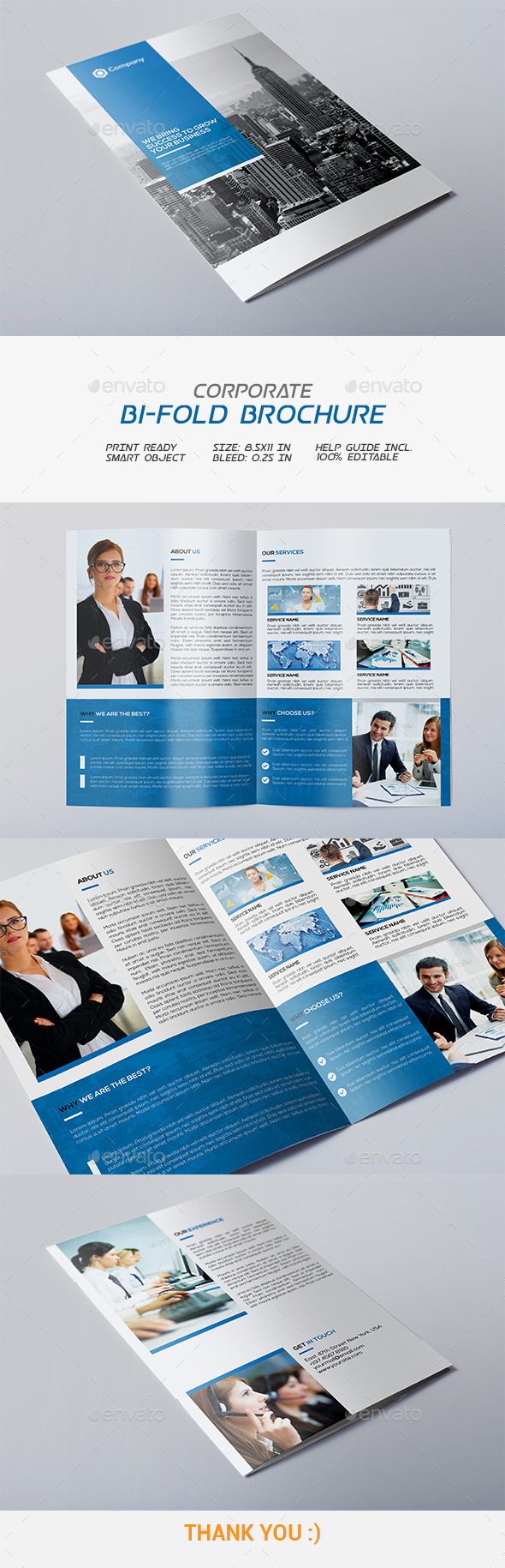 Corporate Bi-fold Brochure Corporate Bi-fold Brochure