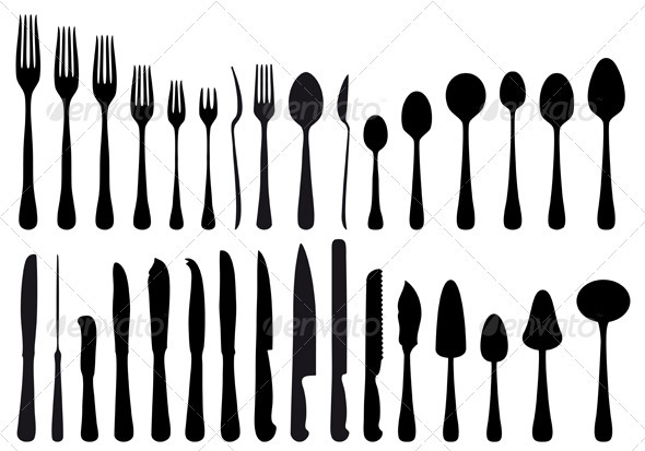Cutlery Set - Man-made Objects Objects