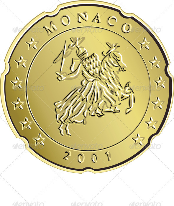 Vector Money Money Gold Eurocent Monaco - Concepts Business
