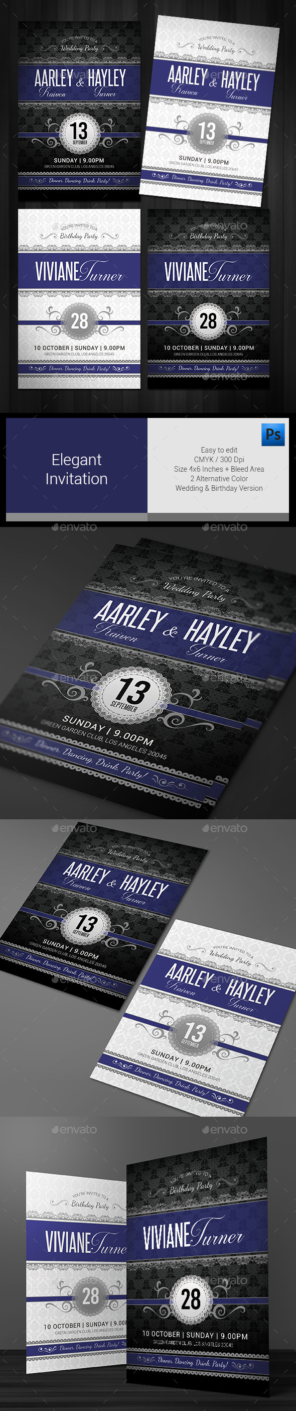 Elegant Invitation - Invitations Cards & Invites