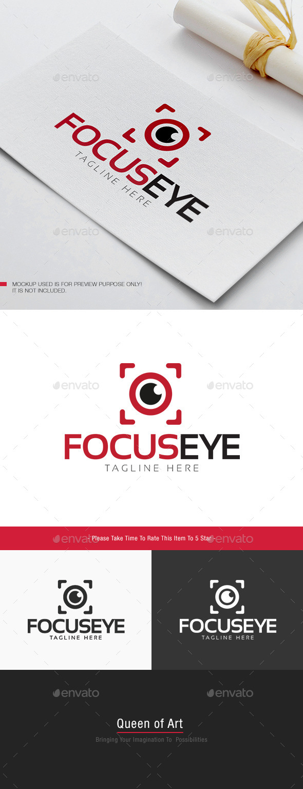 Focus Eye Logo - Objects Logo Templates