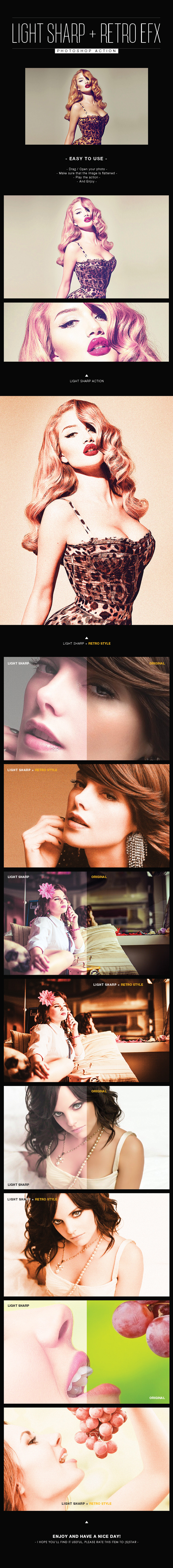 Light Sharp - Photo Effect - Photo Effects Actions