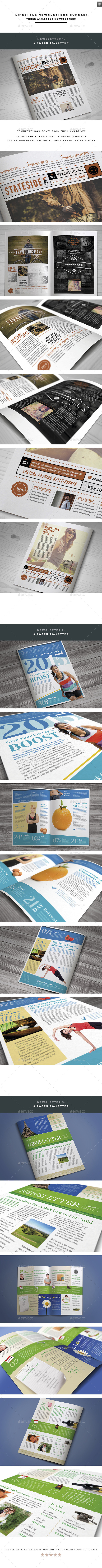 Lifestyle Newsletters Bundle Lifestyle Newsletters Bundle