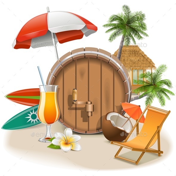 Beach Bar - Travel Conceptual