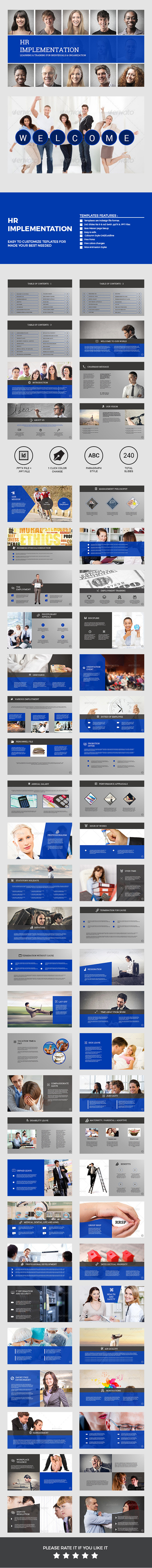 HR Implementation - Business PowerPoint Templates