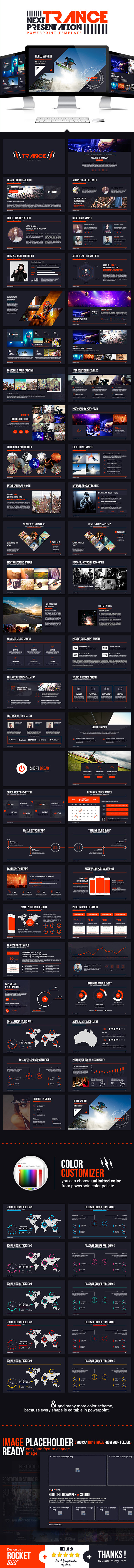 Trance Powerpoint Template - Creative PowerPoint Templates