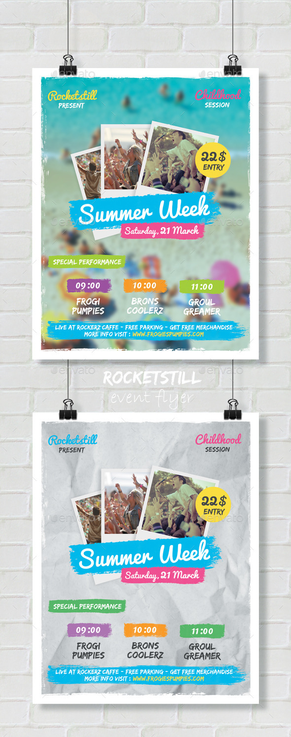 Summer Week Event Flyer - Events Flyers