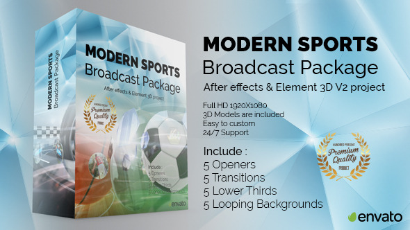 Modern Sports Broadcast - VideoHive 12645696
