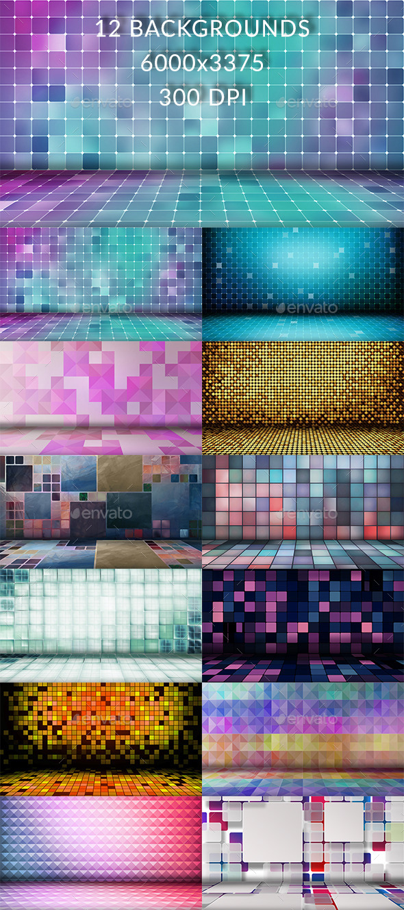 12 Grid Floor Backgrounds 12 Grid Floor Backgrounds