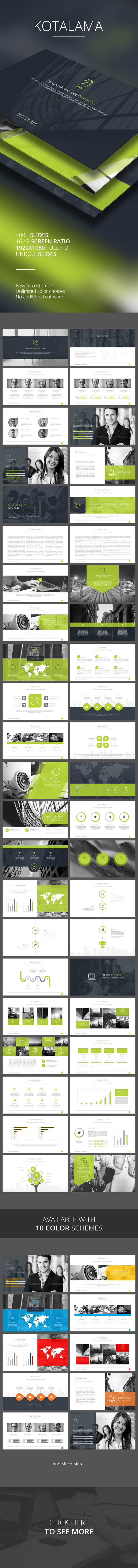 Kotalama PowerPoint Template - PowerPoint Templates Presentation Templates