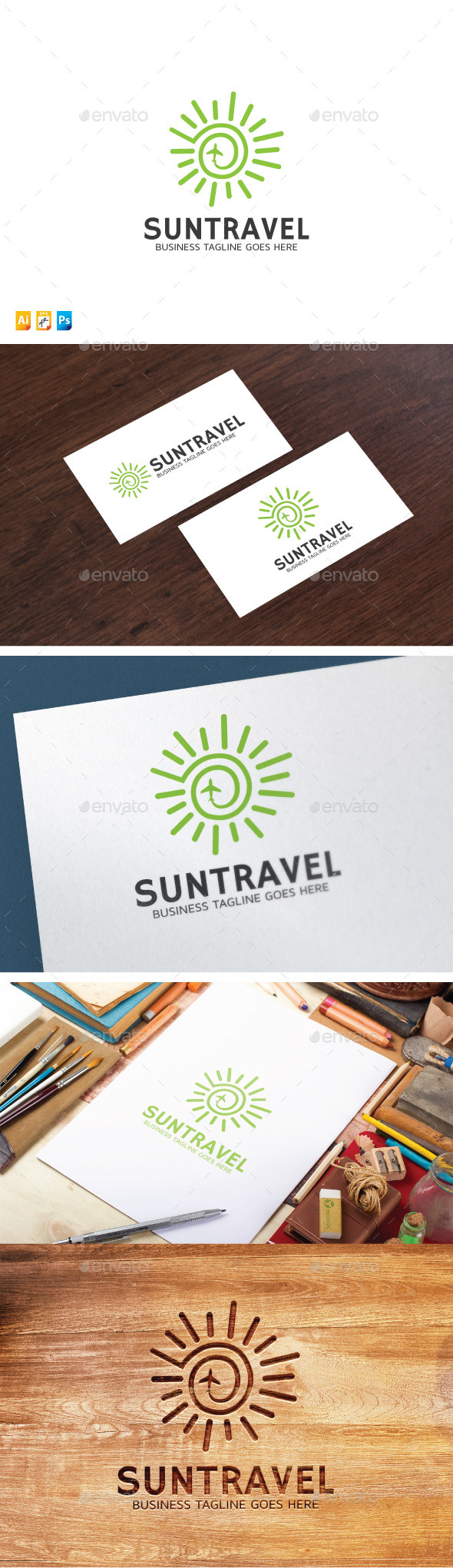 Sun Travel - Objects Logo Templates