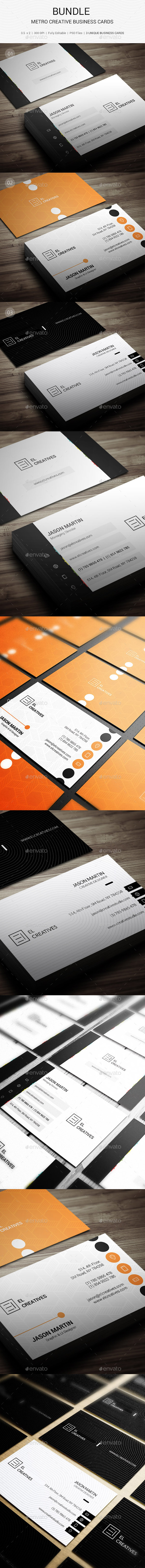 Bundle - Creative Simple Business Cards - 148 - Creative Business Cards