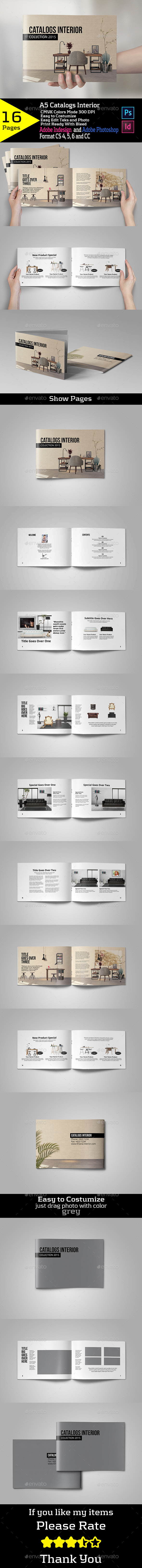 Catalogs Interior - Brochures Print Templates