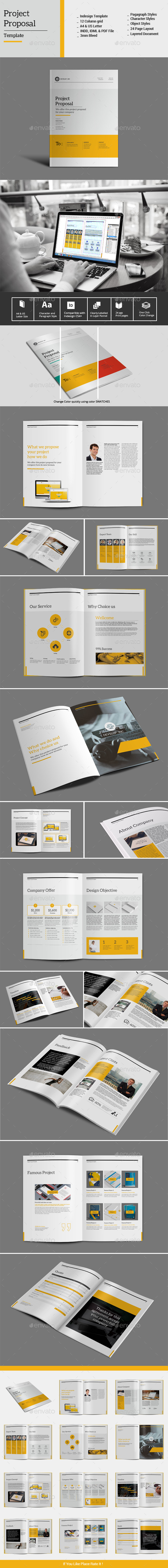 Project Proposal Template - Proposals & Invoices Stationery