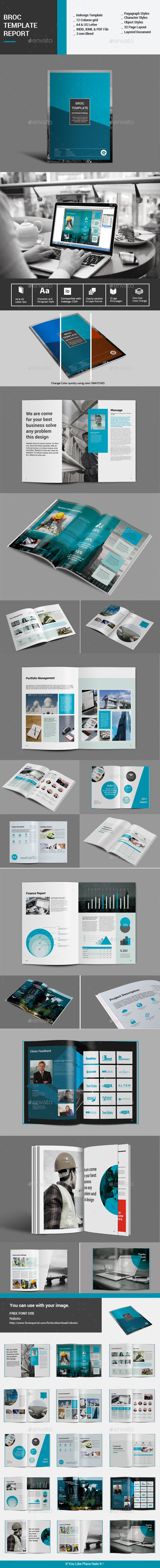 Broc Template Report - Corporate Brochures