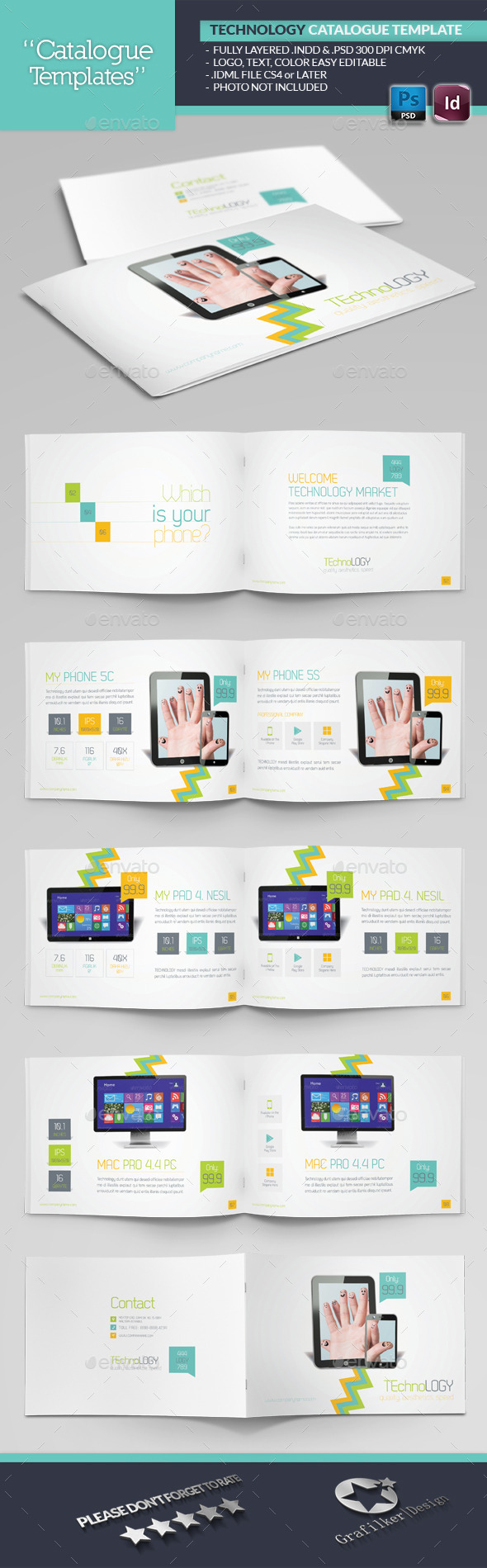 Tecnology Catalogue Template - Catalogs Brochures