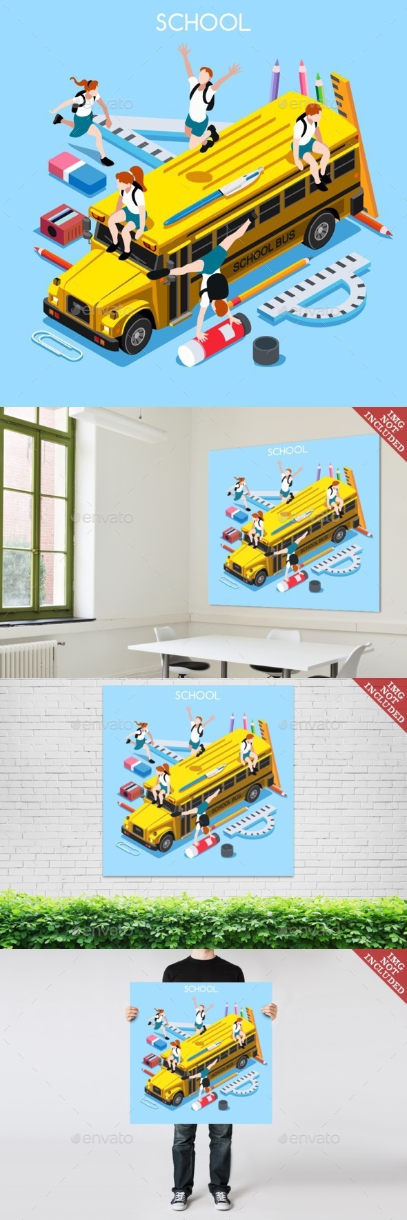 School Set - Man-made Objects Objects
