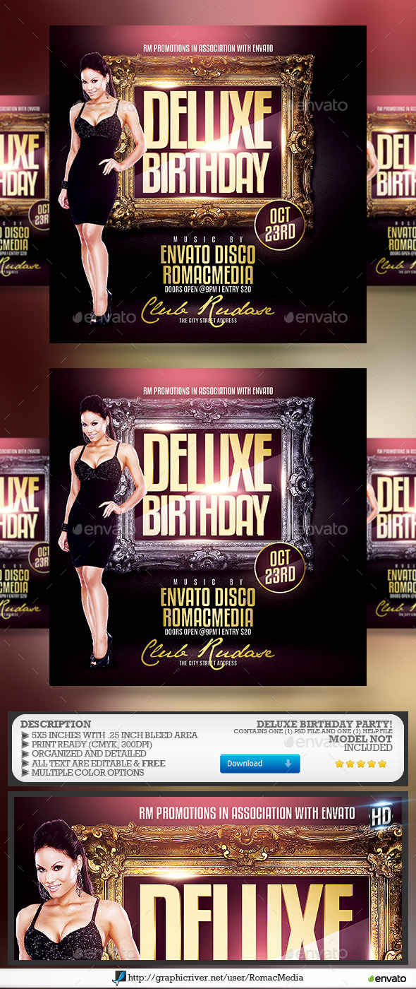 Deluxe Birthday Party - Clubs & Parties Events