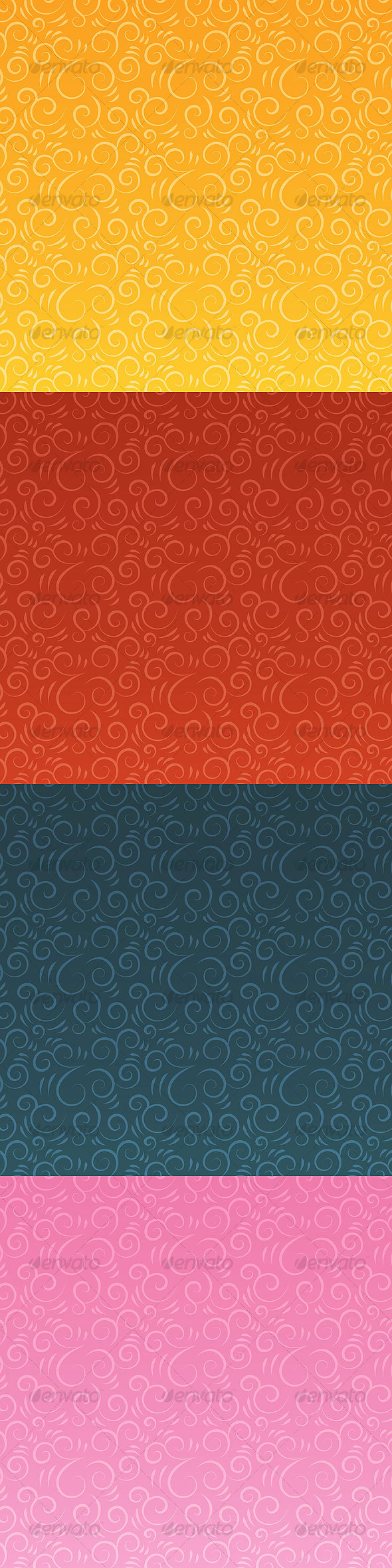 Swirlush vector patterns - Patterns Decorative