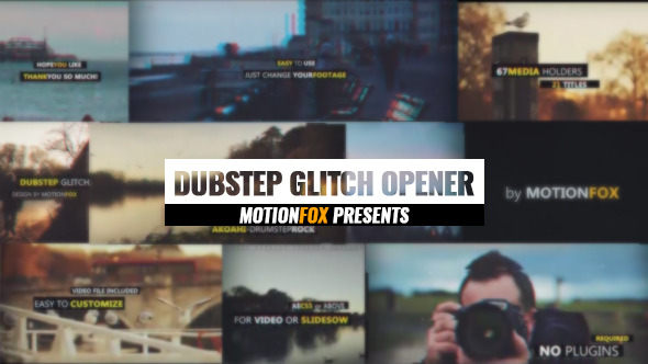 Dubstep Glitch Opener - VideoHive 12656739