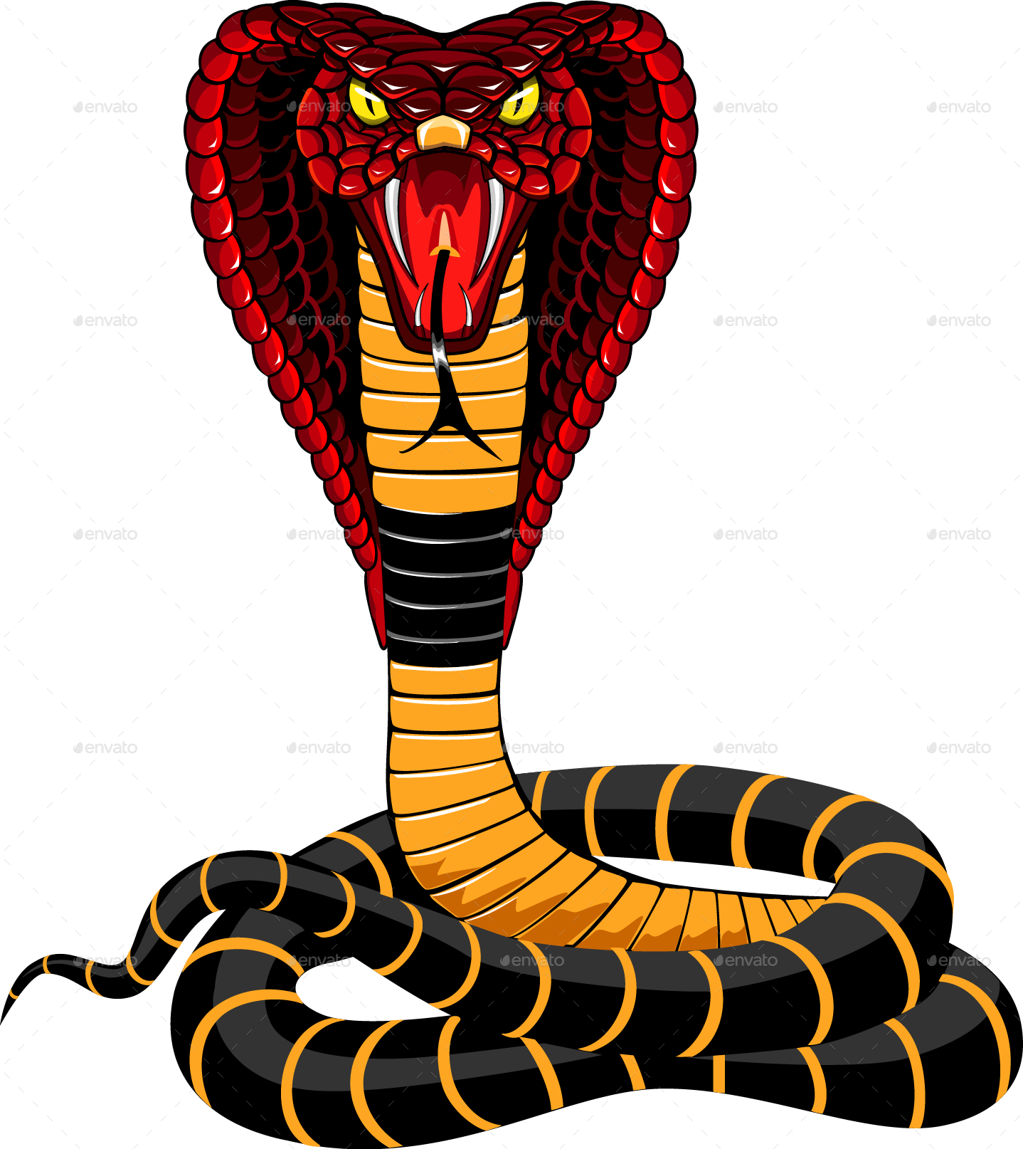 Cobra Snake Illustration by ashmarka | GraphicRiver