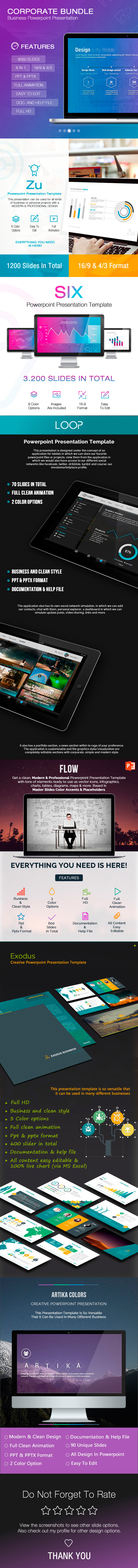 Corporate Bundle - Business PowerPoint Templates