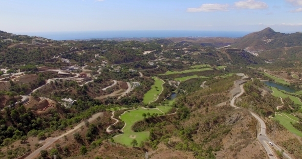 Aerial Stunning View Of Costa Del Sol Mountains Aerial Stunning View Of Costa Del Sol Mountains
