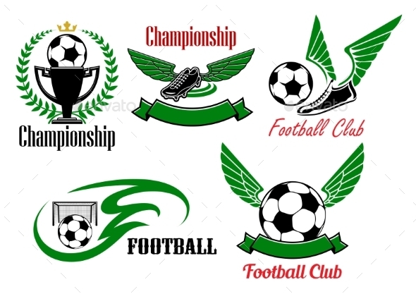 Football And Soccer Game Icons Football And Soccer Game Icons
