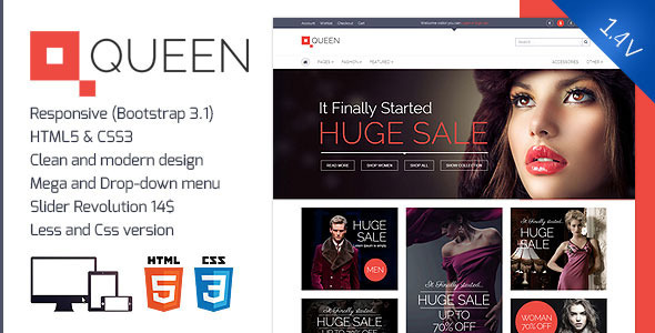 Queen - Responsive - ThemeForest 7090362