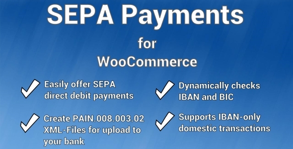 SEPA Payment Gateway for WooCommerce SEPA Payment Gateway for WooCommerce